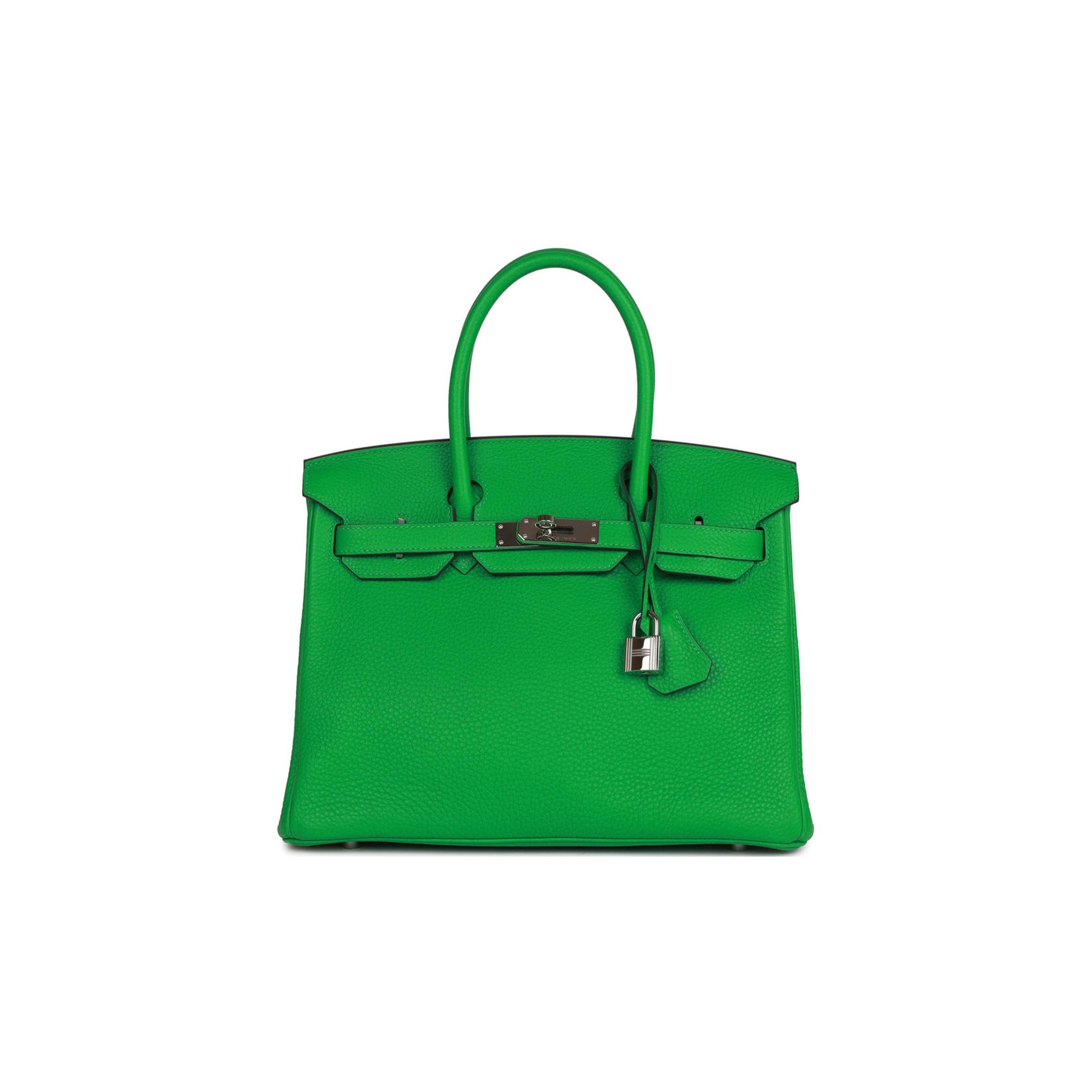 H**me5 BIRKIN 30 BAMBOU CLEMENCE PALLADIUM HARDWARE (30cm) Master Quality